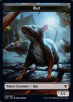 Rat Token - Black - 1/1