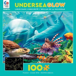 Undersea Glow: Seavillians Puzzle - 100 Pieces