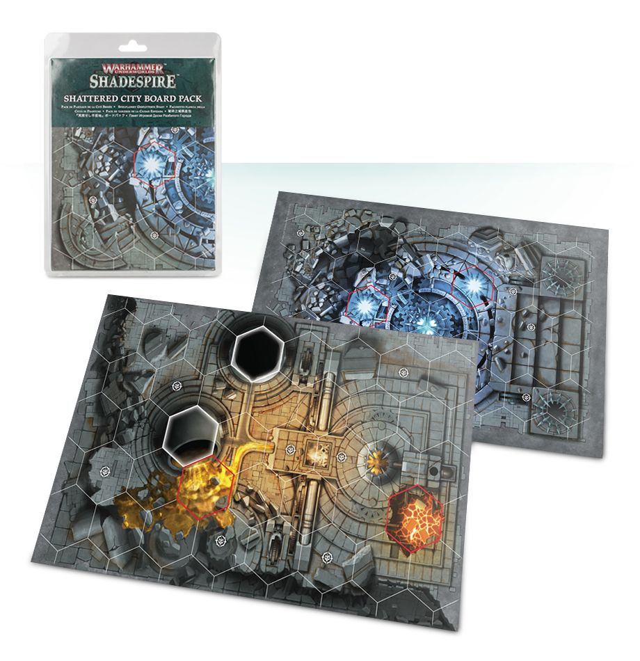 Warhammer Underworlds: Shadespire: Shattered City Boards 110-25