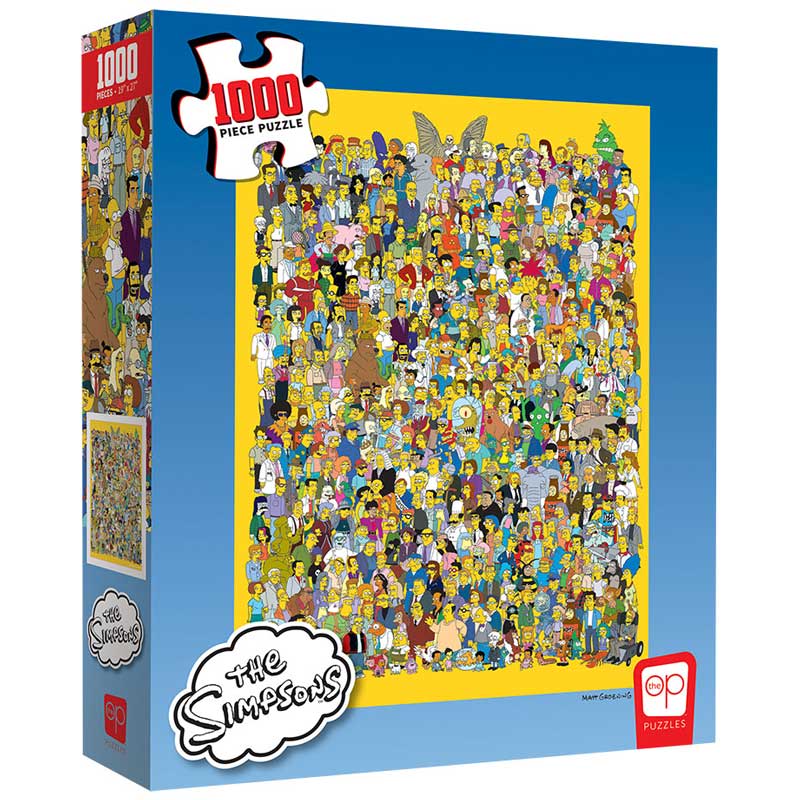 The Simpsons "Cast of Thousands" Puzzle - 1000 Pieces