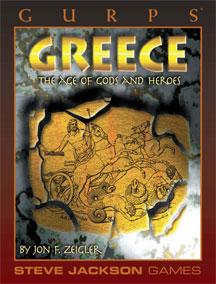 Gurps 3rd Ed: Greece the Age of Gods and Heroes - USED