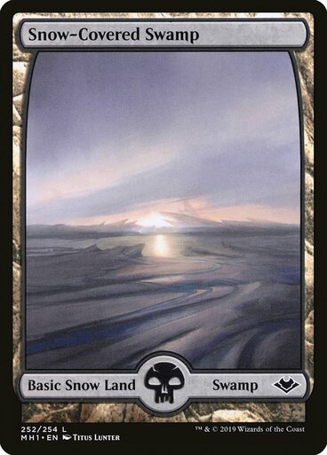 Snow-Covered Swamp - Modern Horizons (Full Art)