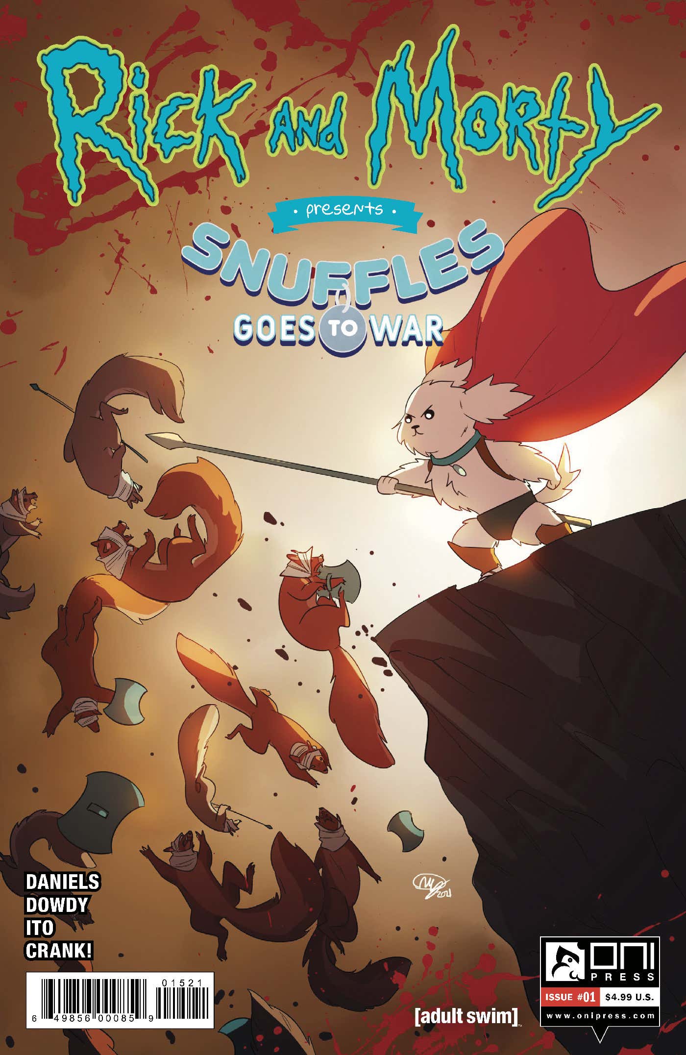 Rick and Morty Presents: Snuffles Goes to War no. 1 (2021) (Cover B)