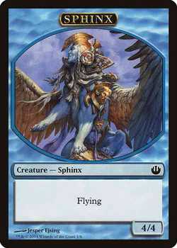 Sphinx Token with Flying - Blue - 4/4