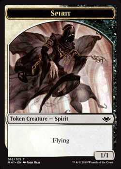 Spirit Token with Flying - Multi-Color - 1/1
