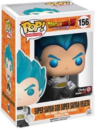 Funko Pop: Animation: Dragonball Z Ressurection F: Super Saiyan God Super Saiyan Vegeta (Metallic Gamestop Exclusive)(156) - USED