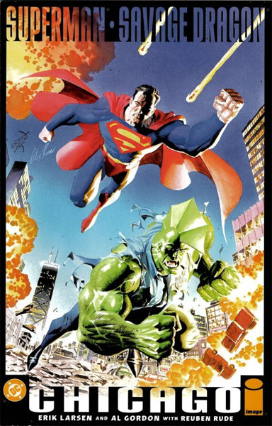 Superman and Savage Dragon Chicago (2002) One Shot - Used