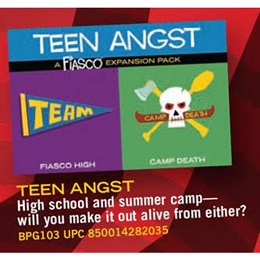 Fiasco RPG: Teen Angst Expansion