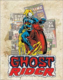 Ghost Rider - Cover Splash Tin Sign 2207
