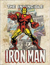 Iron Man - Cover Splash Tin Sign 2208