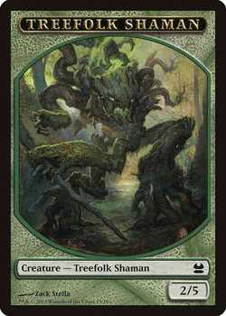 Treefolk Shaman Token - Green - 2/5