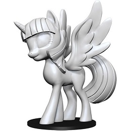 Wizkids Minis: My Little Pony Unpainted Miniatures: Twilight Sparkle 
