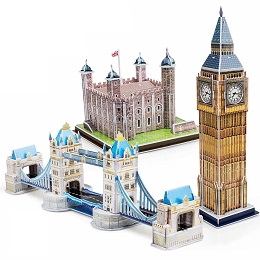 3D Puzzle: UK Architecture Building