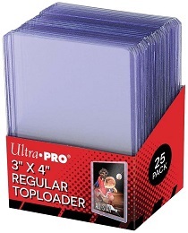 Ultra Pro: 3 inch x 4 inch Regular Toploader (25 Count)