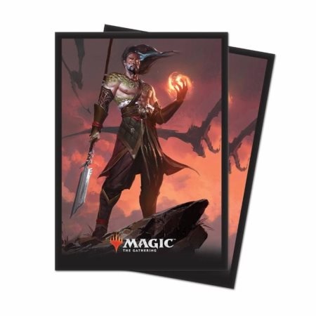 Deck Protector: Magic the Gathering: Core 2019 Sarkhan Fireblood (80 Sleeves) 86786 
