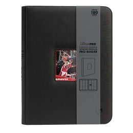 Binder: Pro 9 Pocket Premium Zippered Window Black