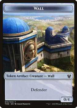 Wall Token with Defender - Colorless - 0/4
