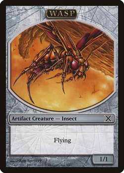 Wasp Token with Flying - Colorless - 1/1