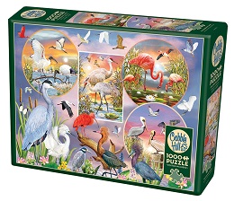 Waterbird Magic Puzzle - 1000 Pieces 
