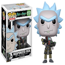 Funko POP: Animation: Rick and Morty: Weaponized Rick (172) - Used