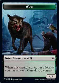 [Wolf Token] - (Born of the Gods) - 2-2