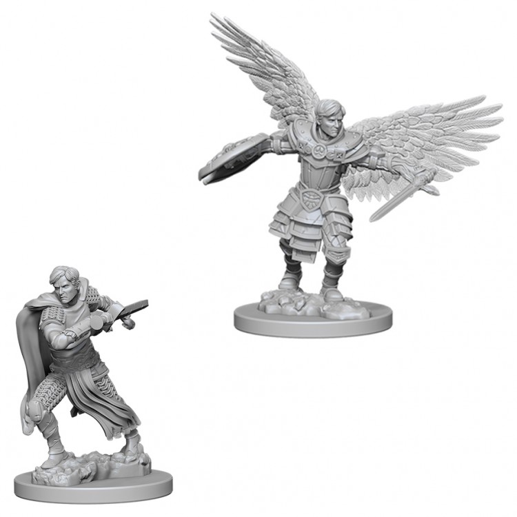 Dungeons and Dragons Nolzurs Marvelous Unpainted Minis: Male Aasimar Fighter W6