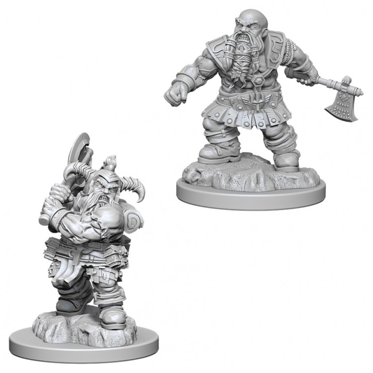 Dungeons and Dragons Nolzurs Marvelous Unpainted Minis: Male Dwarf Barbarian W6