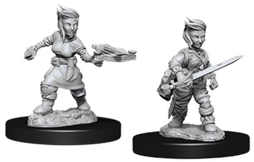 Pathfinder Battles Deep Cuts Unpainted Miniatures: Female Hafling Rogue