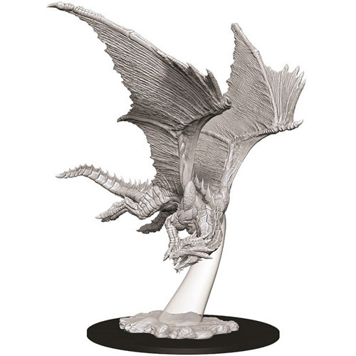 Dungeons and Dragons Nolzurs Marvelous Unpainted Minis: Young Bronze Dragon W9