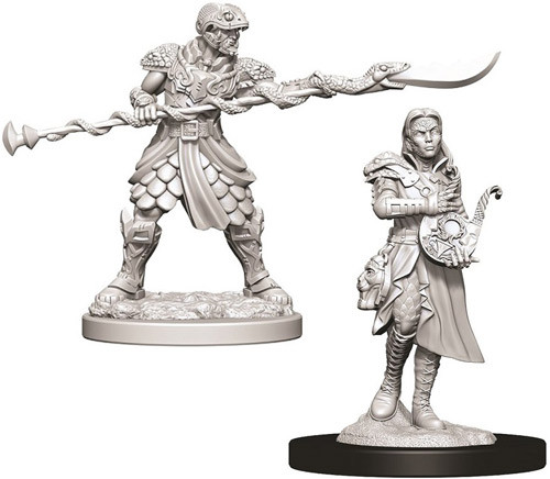 Dungeons and Dragons Nolzurs Marvelous Unpainted Minis: Yuan-Ti Purebloods W9