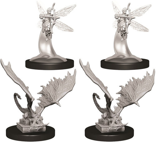 Dungeons and Dragons Nolzurs Marvelous Unpainted Minis: Pseudodragons and Sprites W9