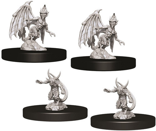 Dungeons and Dragons Nolzurs Marvelous Unpainted Minis: Imps and Quasits W9