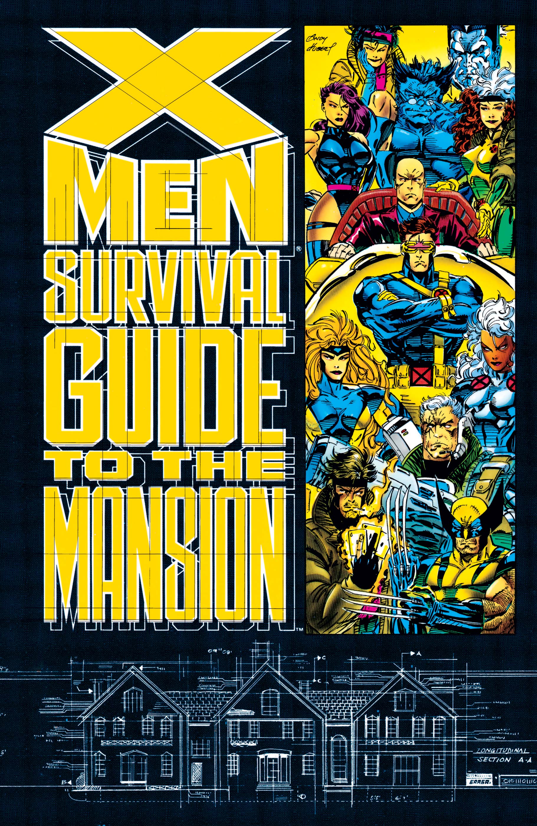 X-Men (1991) Survival Guide to the Mansion - Used