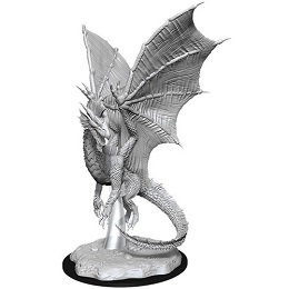  Dungeons and Dragons: Nolzur's Marvelous Unpainted Miniatures Wave 11: Young Silver Dragon 